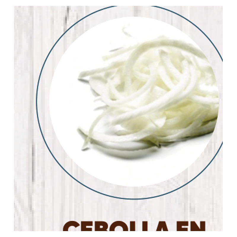 Cebolla en Tiras 250gr