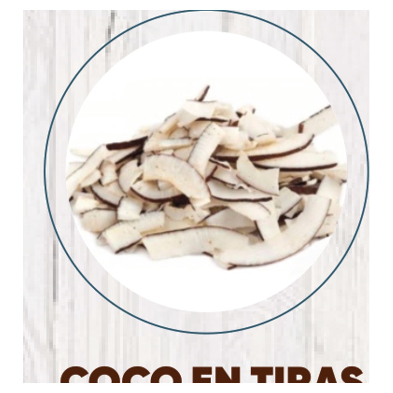 Coco en Tiras con Piel 100gr