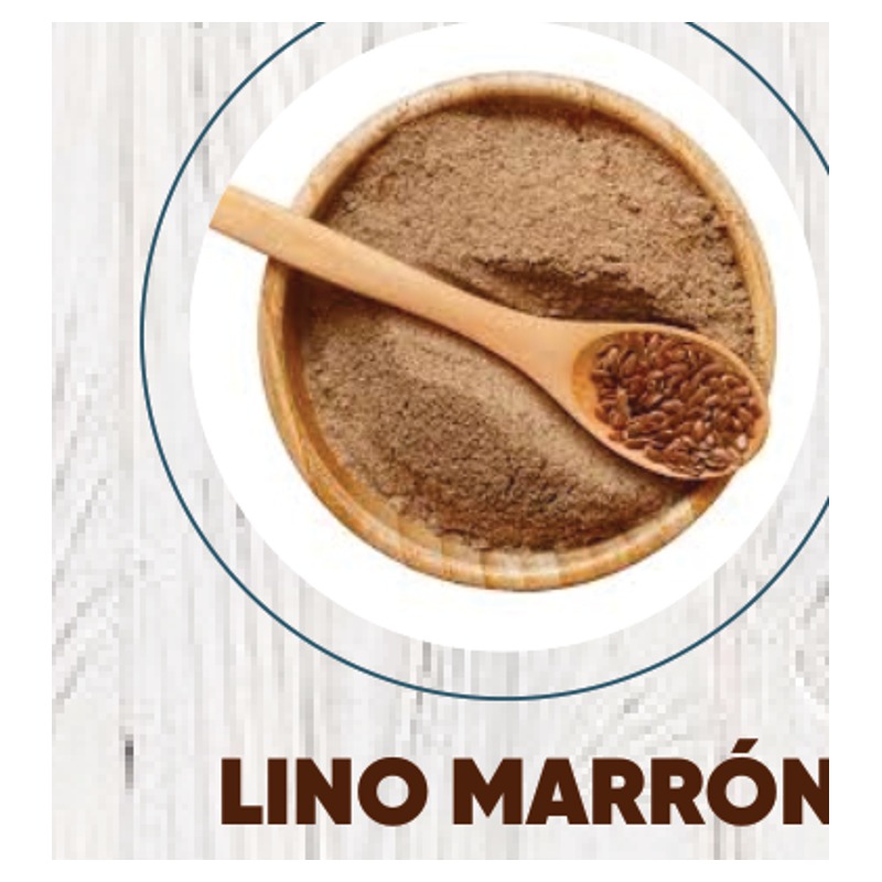 Lino Marrón 100gr